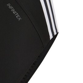 adidas Fit Suite 3-Streifen Badeanzug schwarz/weiß 128