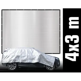 AMANKA Schattennetz 3 x 4 m Alu
