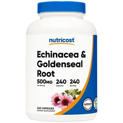 Nutricost Echinacea & Goldenseal Root 500 mg (240 Kapseln)
