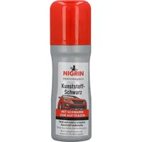 Nigrin Performance Kunststoff-Schwarz 75 ml