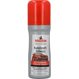 Nigrin Performance Kunststoff-Schwarz 75 ml