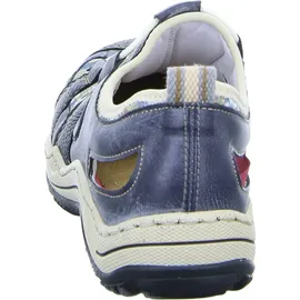 Rieker Damen Low-Top Sneaker L0561, Frauen Halbschuhe, lose Einlage,Turnschuhe,Laufschuhe,straßenschuhe,Strassenschuhe,blau (14),37 EU, / 4 UK