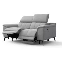 Courtois Laville Relaxsofa, Silber, Textil, Rechteckig, 170x82x103 cm, Wohnzimmer, Sofas & Couches, Sofas, Heimkino Sofas