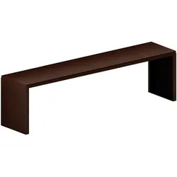 Zeus Big Irony Bank, 170 x 36 cm, rust