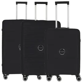Travelite Orbita Koffer-Set 3-tlg. schwarz