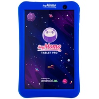 SoyMomo Kinder Tablet Tablet PRO mit Kindersicherung & KI Tablet für Kinder ab 4 Jahre 8 Zoll Android 9 WiFi Bluetooth 32 GB Speicher 2 GB RAM Kamera mit kindgerechter Schutzhülle (Blau)
