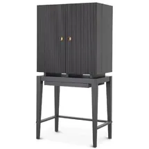 Casa Padrino Weinschrank 82,5 x 51 x 168 cm Anthrazitgrau/Bronze