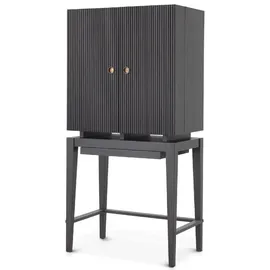 Casa Padrino Weinschrank 82,5 x 51 x 168 cm Anthrazitgrau/Bronze