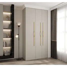 abiks möbel Drehtürenschrank COMO 120 x 245,5 x 40 cm Gold