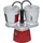 Bialetti Mini Express 90 ml 2 Tassen Rot/Weiß