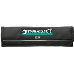 Stahlwille 17/5 Ratschen-Ringmaulschlüssel Set 5-tlg. in robuster Rolltasche