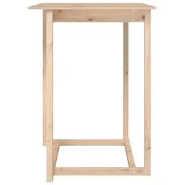 vidaXL Bartisch 80 x 80 x 110 cm Braun