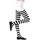 w widmann milano party fashion WIDMANN MILANO Party Fashion - Strumpfhose gestreift für Kinder, Kostüm Zubehör für Hexen-, Marienkäfer-, Bienen-, Elfenkostüme, den Alltag uvm. - 4-6 Jahre