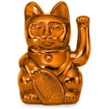 DONKEY Lucky Cat Cosmic Edition Mars Shiny Copper | Winkekatze, Maneki Neko, 15 cm, in Geschenkverpackung