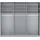 Wiemann Drehtürenschrank Denver 246,3 x 217 x 67 cm Grau