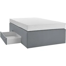 Westfalia Schlafkomfort Boxspringbett 120 x 200 cm Grau