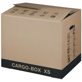 smartboxpro Smartbox Pro Versandkarton Umzugskarton Cargo-Box XS 455x380x345mm braun Packung mit 10 Stück