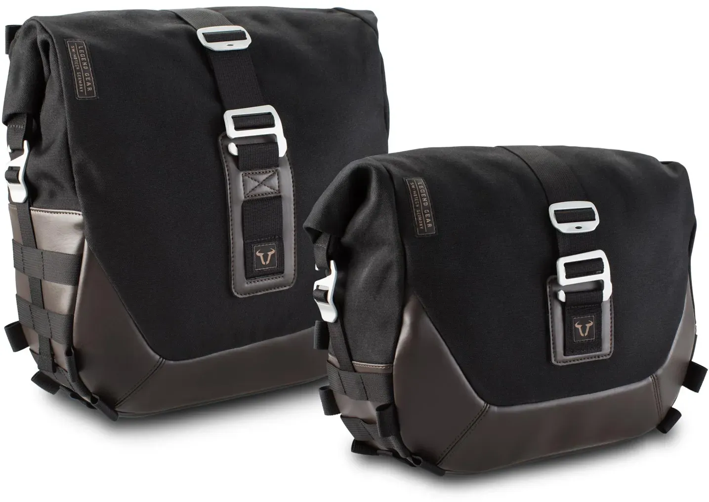 SW-Motech Legend Gear Satteltaschen-Set LS - Links LS2 (13,5 l) / Rechts LS1 (9,8 l) inkl. SLS., schwarz