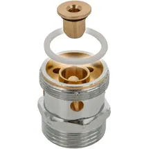 tecuro Rohrbelüfter Messing Cw617n verchromt