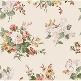 Laura Ashley Rosemore Pale Sable Vliestapete 10,05 x 0,52 m 0 g Beige/Rosa
