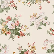 Laura Ashley Rosemore Pale Sable Vliestapete 10,05 x 0,52 m 0 g Beige/Rosa