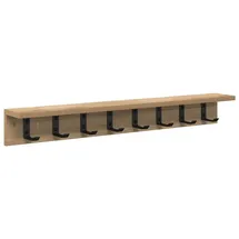 vidaXL Wandgarderobe Artisan-Eiche 80 x 10,5 x 10,5 cm