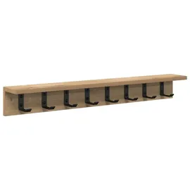 vidaXL Wandgarderobe Artisan-Eiche 80 x 10,5 x 10,5 cm