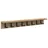 vidaXL Wandgarderobe Artisan-Eiche 80 x 10,5 x 10,5 cm