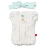 MINILAND BABY Miniland Puppen Kleiderset sea Mädchen Set Weiß