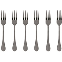 Sambonet Royal Edelstahl/PVD 2Black Kuchengabeln Set 6