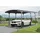 Floraworld Carport mit gewölbtem Dach 3,00 x 5,05 m anthrazit inkl. Regenrinne