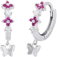 Prinzessin Lillifee 2027893 Kreolen mit Anhänger und Steinchen