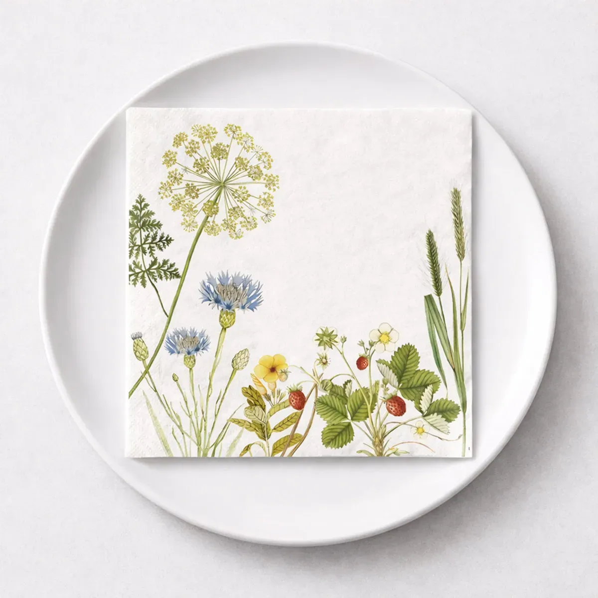 Serviette Wildflowers Blumenmotiv