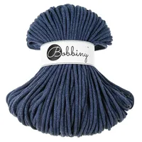 Bobbiny Makramee-Flechtkordel 5 mm 100 m Jeansblau