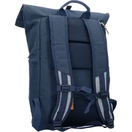 Travelite Laptoprucksack Basics Rollup 35 marine/grau