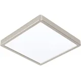 EGLO LED-Aufbauleuchte Zigbee Fueva-Z Eckig Weiß Nickel 19,5 W