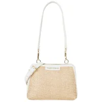 Valentino Demetra Umhängetasche Synthetik Beige/White