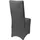 Beautissu Stuhlhusse Leona Stretch Anthrazit 95 x 45 cm