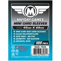 Mayday Games Mayday Standard Mini Euro Card Sleeves 45mm X 68mm