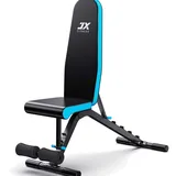 JX FITNESS Hantelbank Verstellbar Schwarz