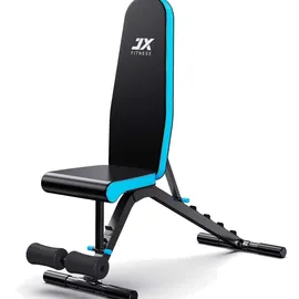 JX FITNESS Hantelbank Verstellbar Schwarz