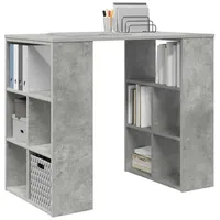 VidaXL Eckschreibtisch Beton grau