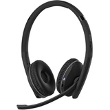 EPOS I SENNHEISER C20 Bluetooth-Headset mit Mikrofon | Wireless Headset mit bis zu 27 Stunden Akkulaufzeit BrainAdapt®-Technologie, Black