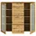 inn.furn Kommode Eiche Artisan 135 cm, Soft-Close-Funktion Dante