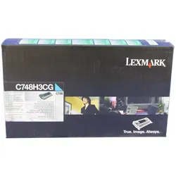 Lexmark C748H3CG Toner Cyan (entspricht C748H1CG ) -A