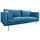VCM Boom Sofa 3 Personen velour blau.