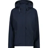 CMP Woman Jacket Zip Hood With Ventilation black blue (N950) 48