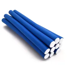 La Rosa Productos Profesionales NIKO 10er Pack Twist Flex Rods - Foam Flexible Roller, biegsame leichte Lockenwickler für Locken und Wellen, Styling-Tool für Friseur Salon/Barber (14 mm)