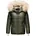Navahoo Damen Winterjacke Warm Gefütterte Steppjacke mit Kunstfellkapuze Tikunaa
