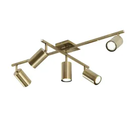 Trio Marley 5-flammig altmessing